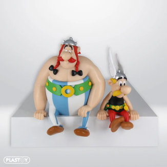 Plastoy Asterix - ASTERIX E OBELIX SEDUTI