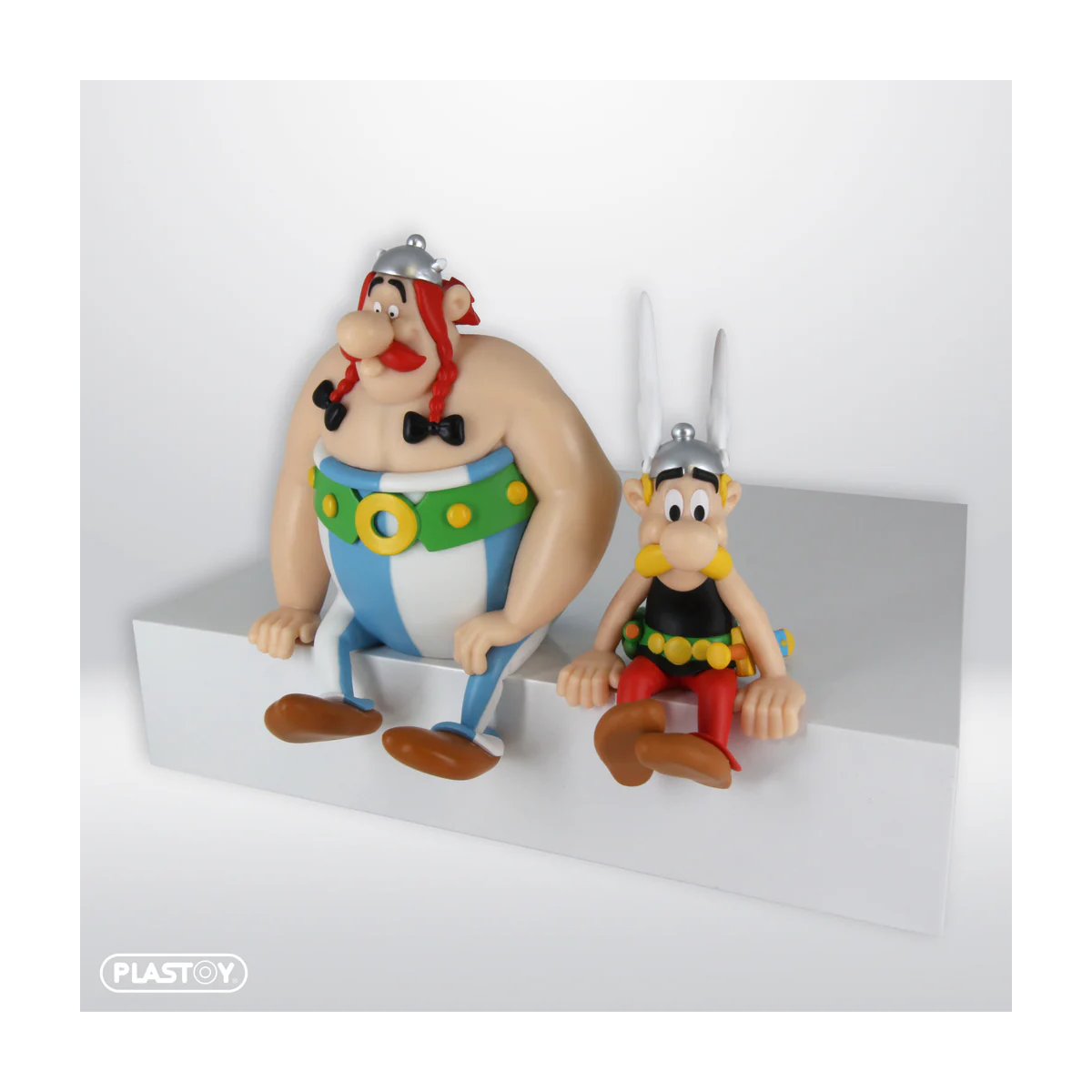 Plastoy Asterix - ASTERIX E OBELIX SEDUTI