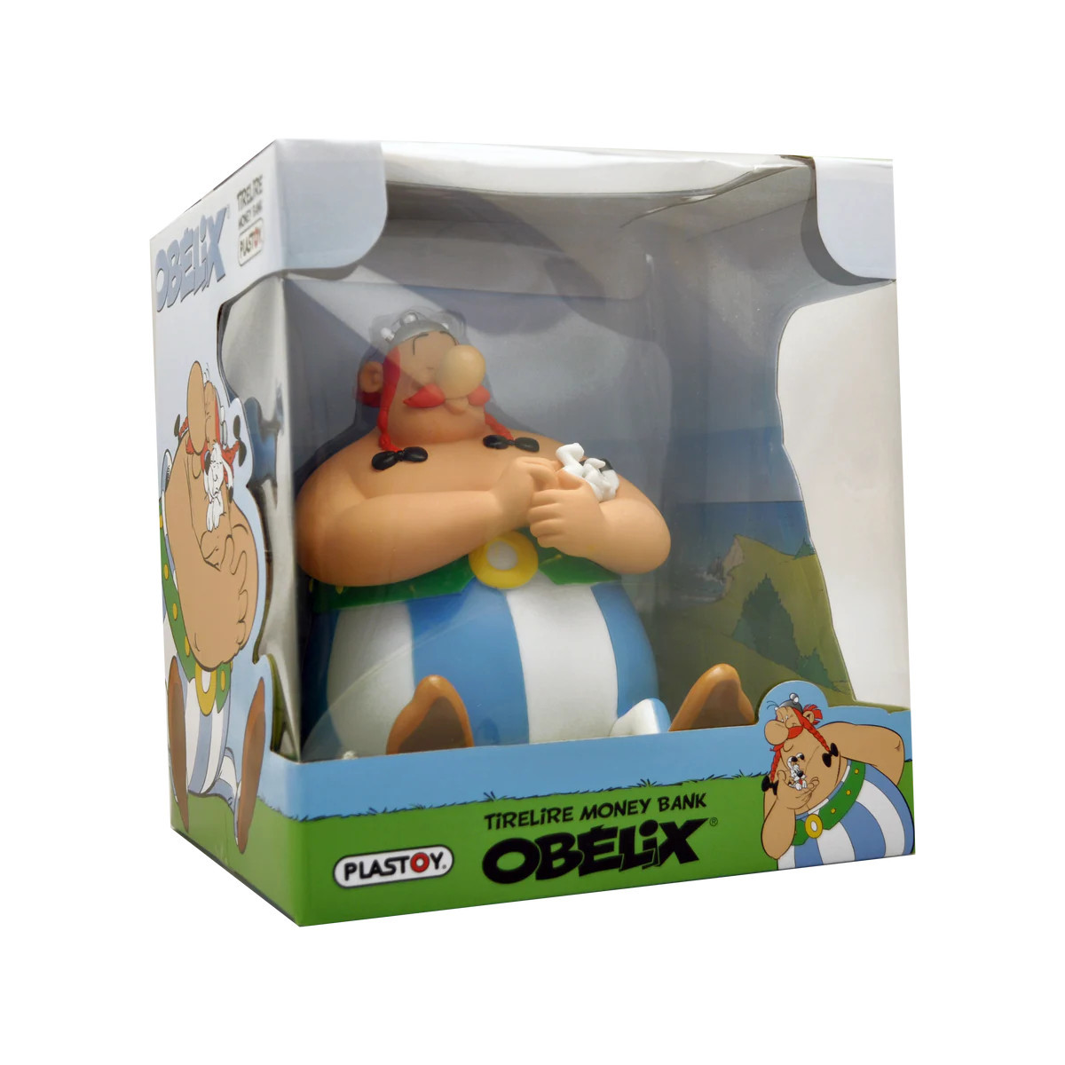 Plastoy Salvadanaio Asterix - Obelix e Idefix