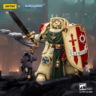 JoyToy Space Marines - Dark Angels - Cavaliere di Deathwing con Spada del Potere Scudo della Tempesta e Osservatore nelle Tenebr