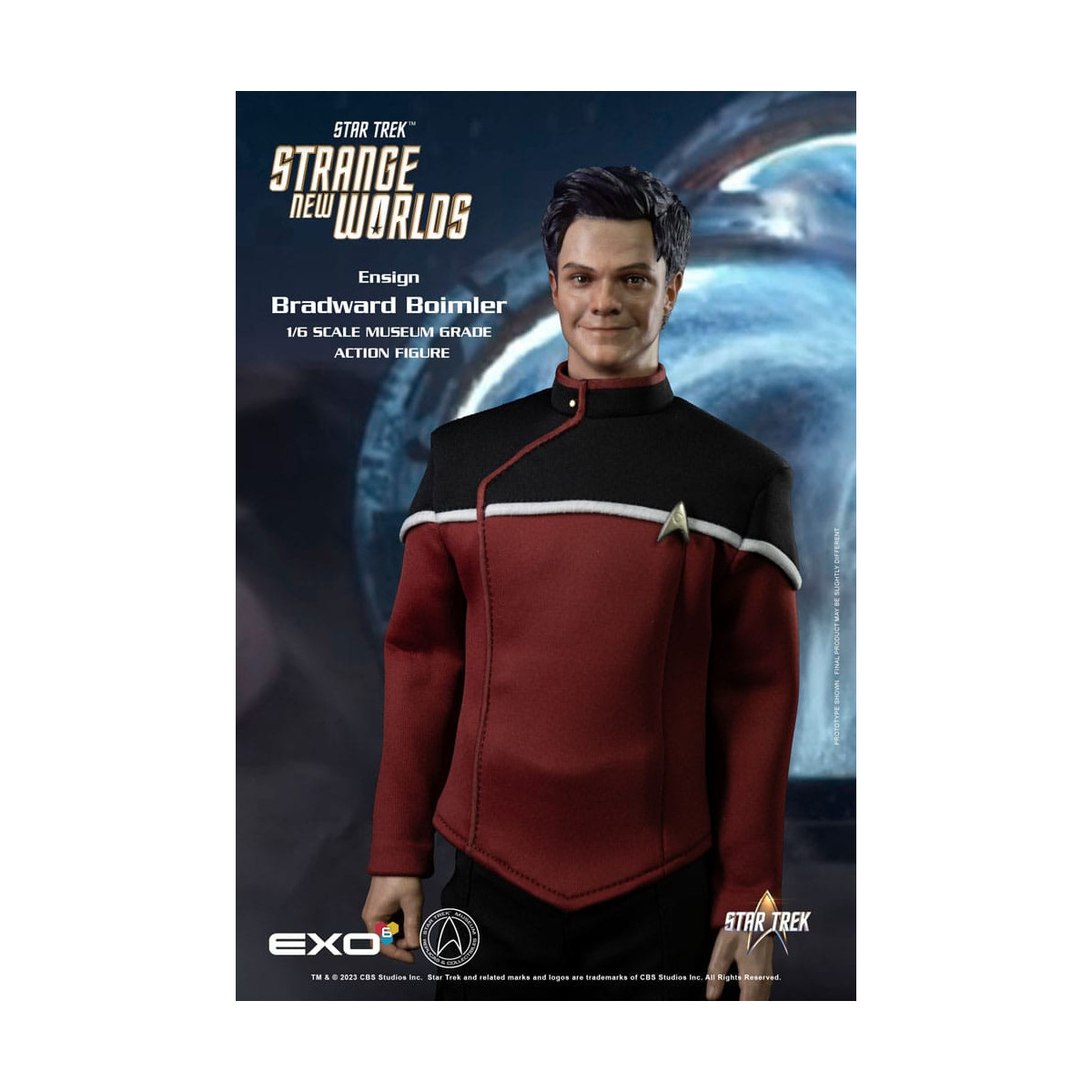 EXO-6 - Star Trek: Strange New Worlds - Figura del guardiamarina Boimler in scala 1:6