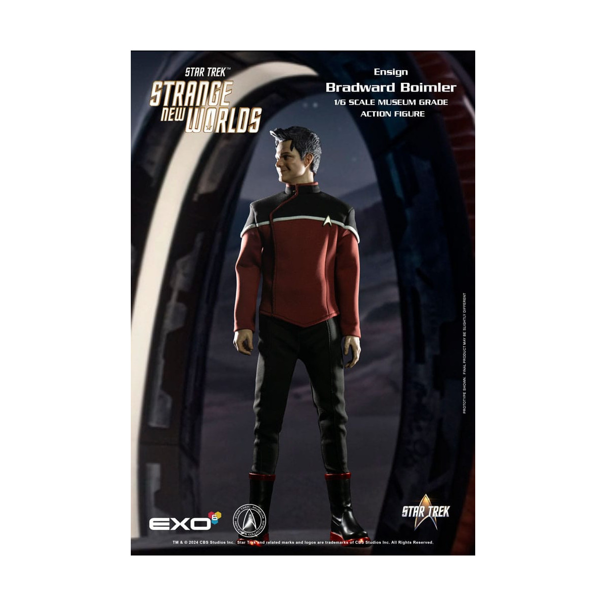 EXO-6 - Star Trek: Strange New Worlds - Figura del guardiamarina Boimler in scala 1:6