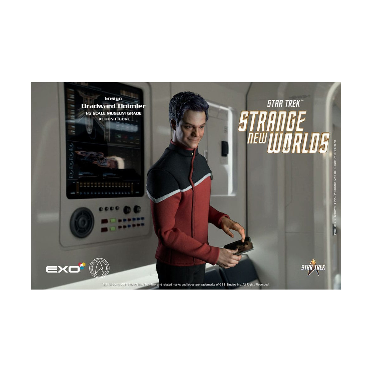 EXO-6 - Star Trek: Strange New Worlds - Figura del guardiamarina Boimler in scala 1:6