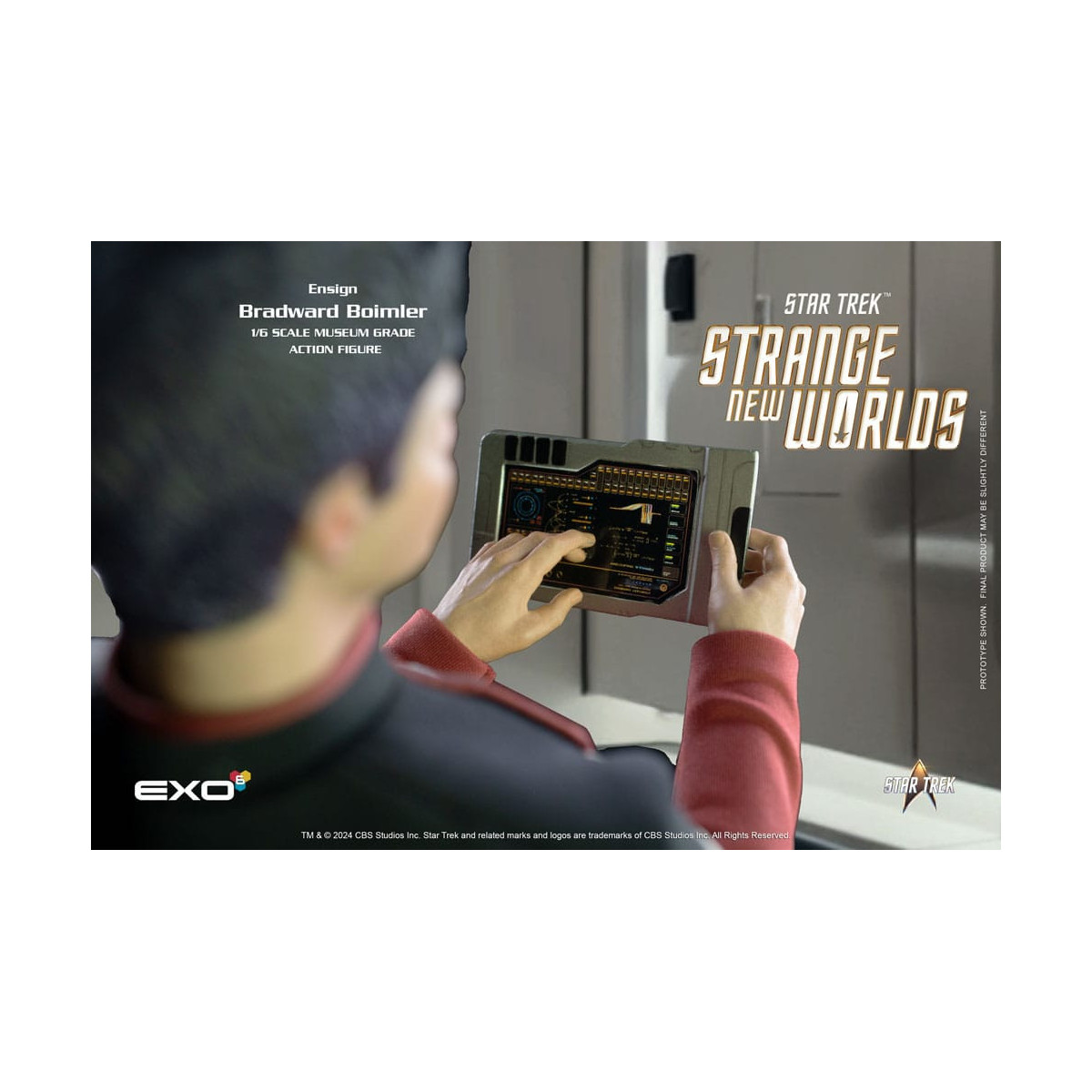 EXO-6 - Star Trek: Strange New Worlds - Figura del guardiamarina Boimler in scala 1:6