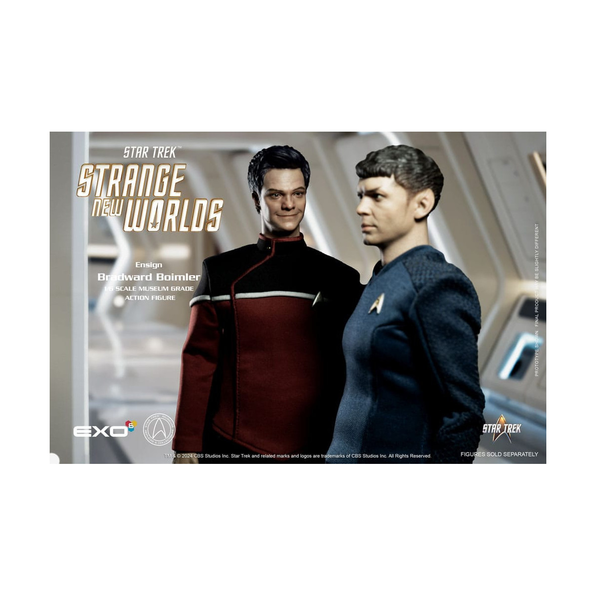 EXO-6 - Star Trek: Strange New Worlds - Figura del guardiamarina Boimler in scala 1:6