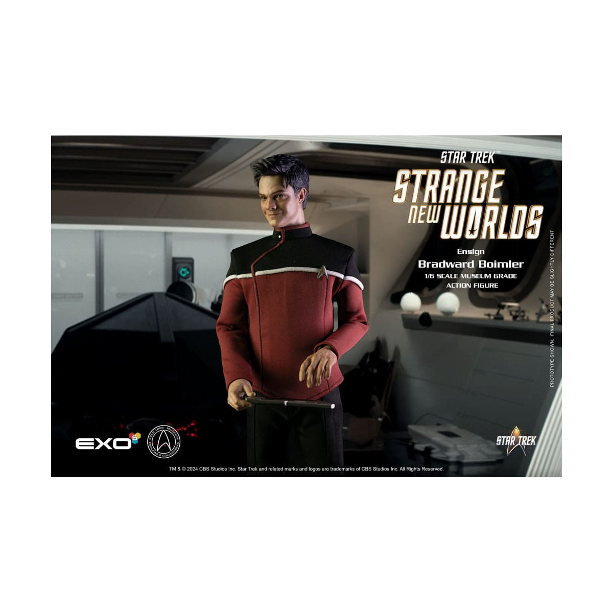 EXO-6 - Star Trek: Strange New Worlds - Figura del guardiamarina Boimler in scala 1:6