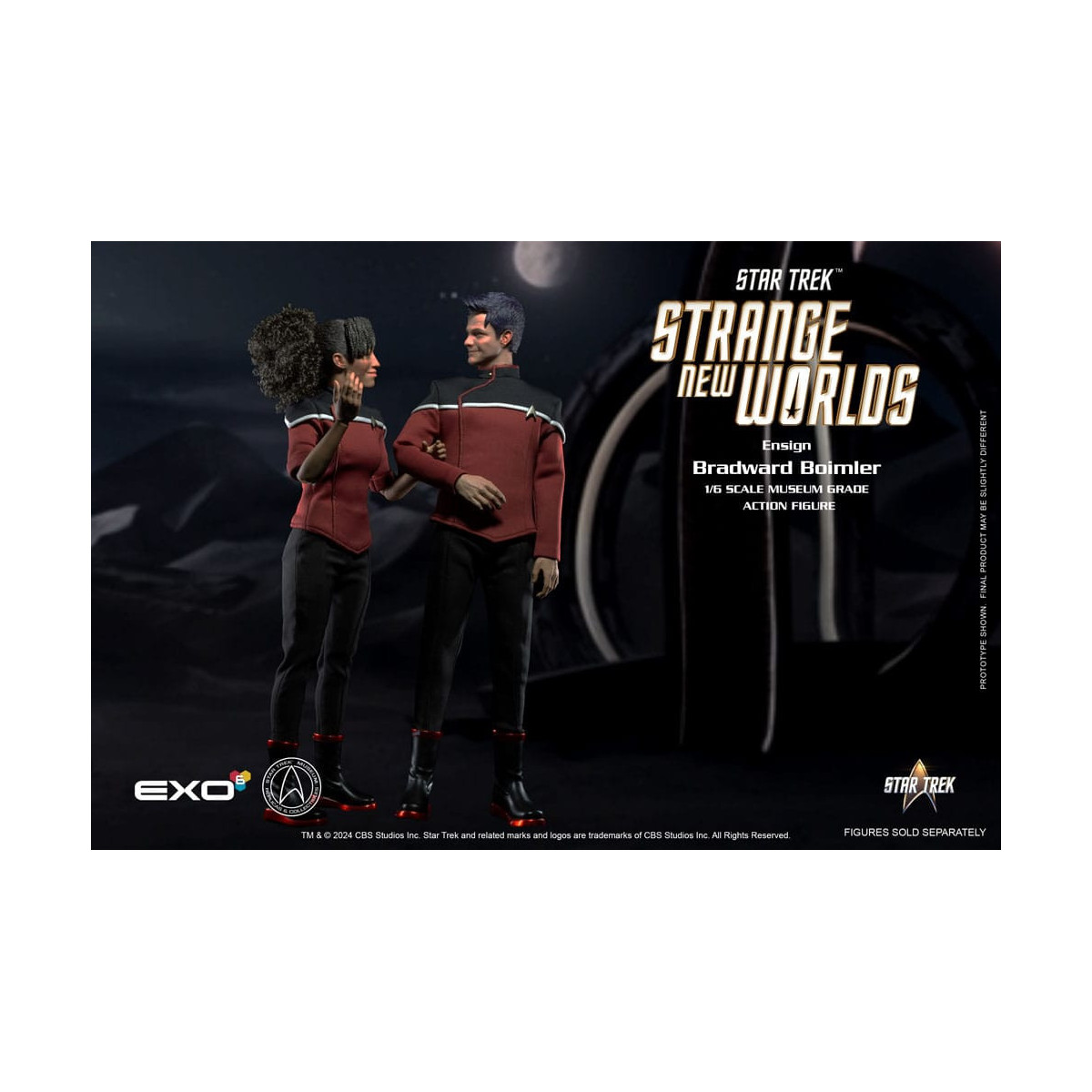 EXO-6 - Star Trek: Strange New Worlds - Figura del guardiamarina Boimler in scala 1:6