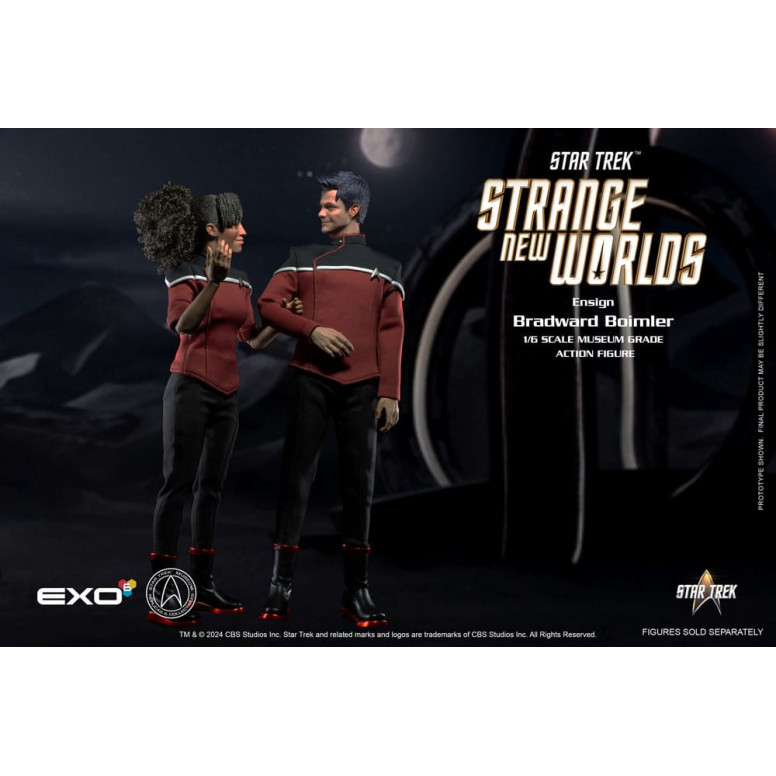 EXO-6 - Star Trek: Strange New Worlds - Figura del guardiamarina Boimler in scala 1:6