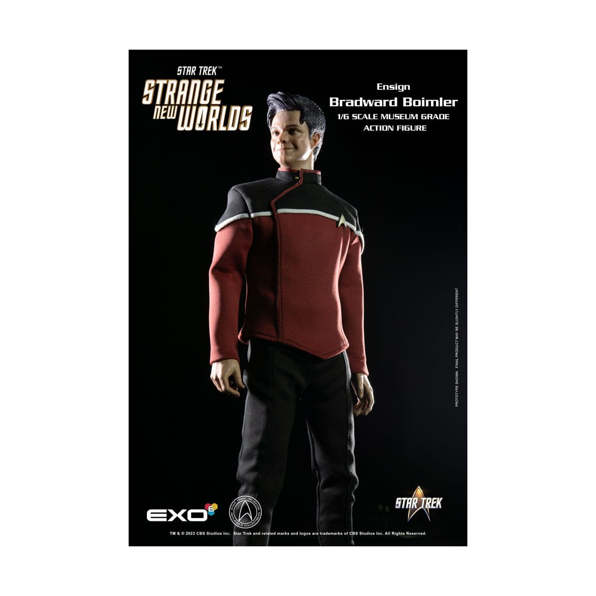 EXO-6 - Star Trek: Strange New Worlds - Figura del guardiamarina Boimler in scala 1:6