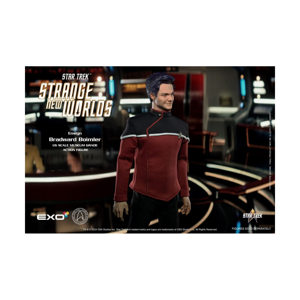 EXO-6 - Star Trek: Strange New Worlds - Figura del guardiamarina Boimler in scala 1:6