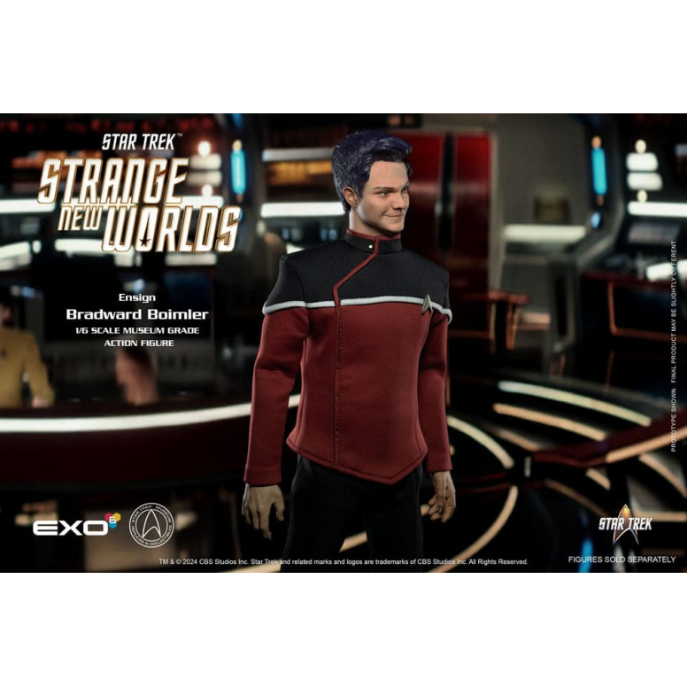 EXO-6 - Star Trek: Strange New Worlds - Figura del guardiamarina Boimler in scala 1:6