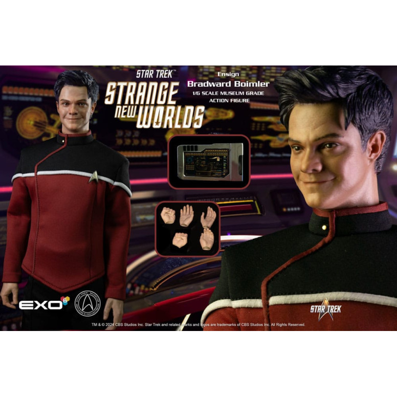 EXO-6 - Star Trek: Strange New Worlds - Figura del guardiamarina Boimler in scala 1:6