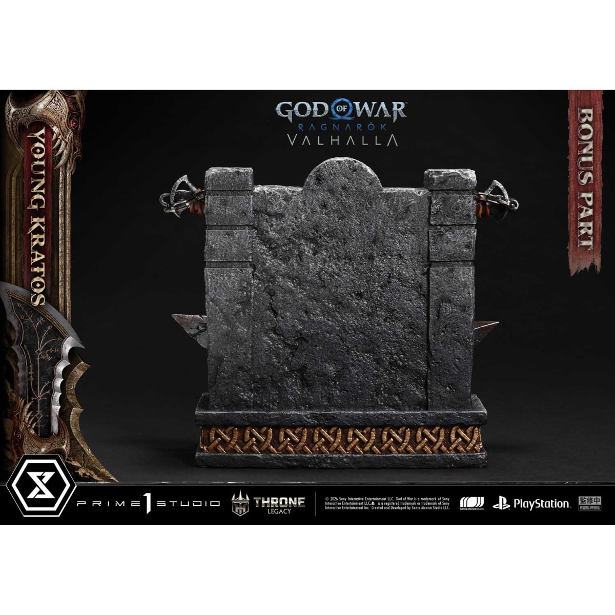 Prime 1 Studio - God of War: Ragnarok Valhalla - YOUNG KRATOS Bonus Version - Throne Legacy 1/3