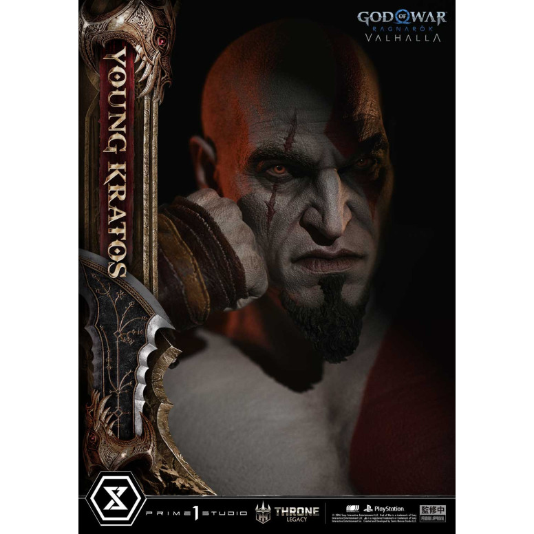 Prime 1 Studio - God of War: Ragnarok Valhalla - YOUNG KRATOS Bonus Version - Throne Legacy 1/3