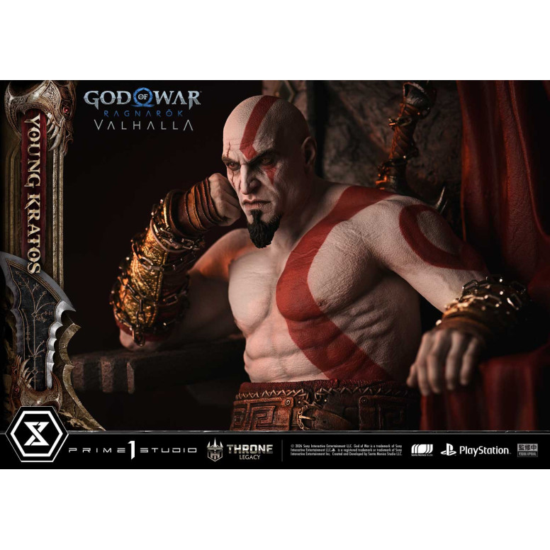 Prime 1 Studio - God of War: Ragnarok Valhalla - YOUNG KRATOS Bonus Version - Throne Legacy 1/3