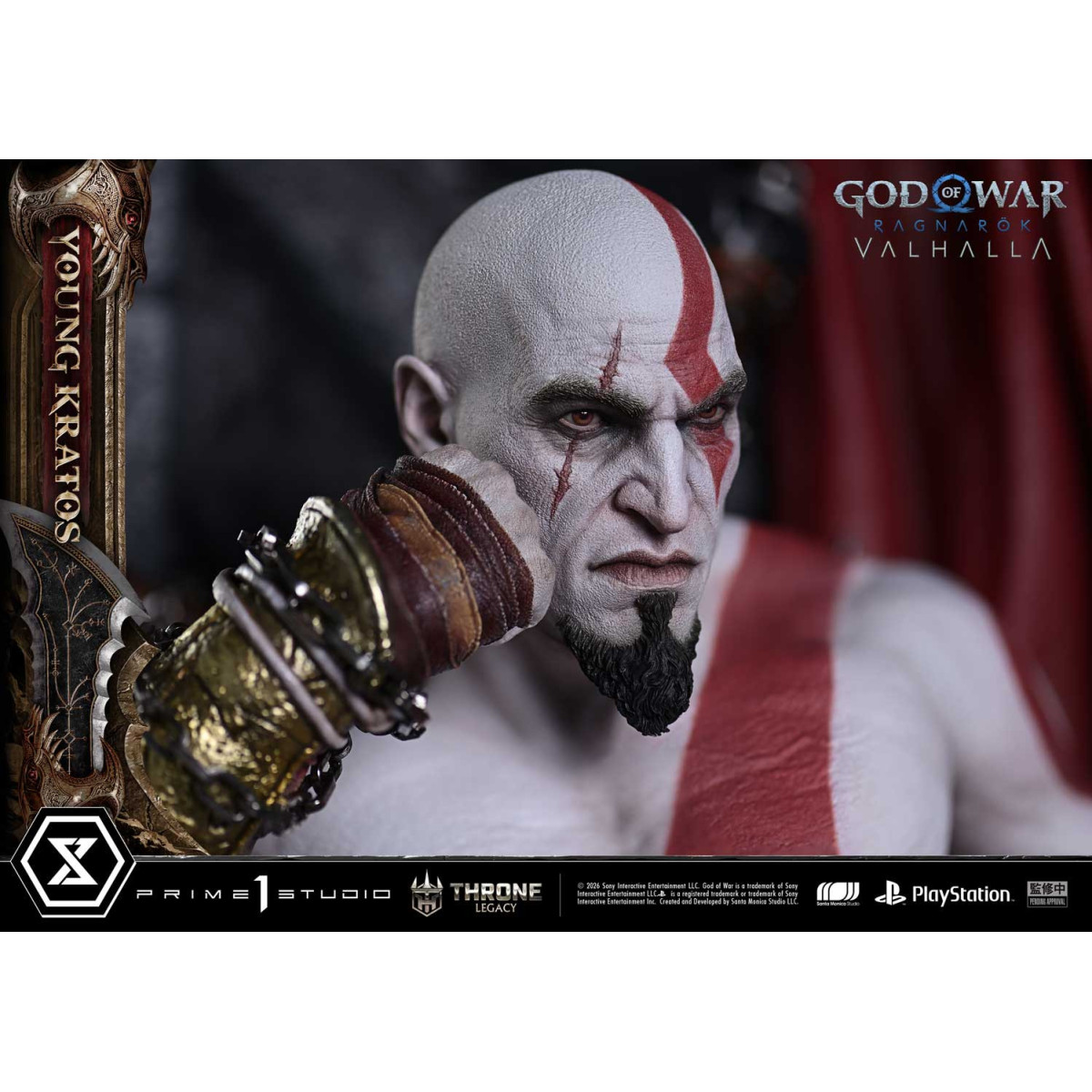 Prime 1 Studio - God of War: Ragnarok Valhalla - YOUNG KRATOS Bonus Version - Throne Legacy 1/3