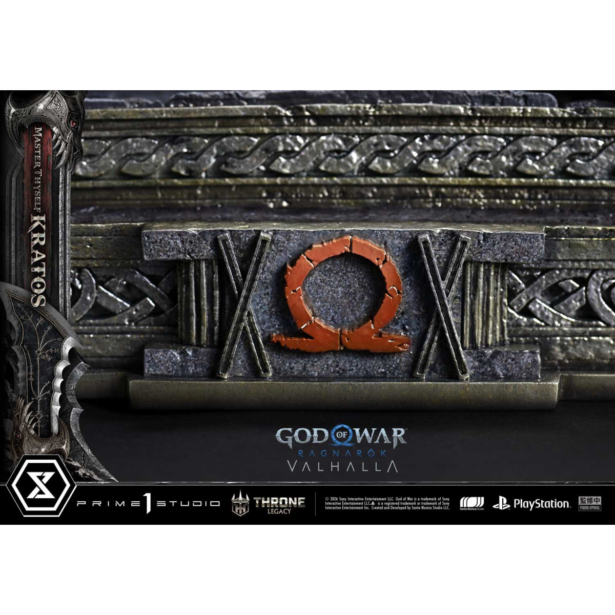Prime 1 Studio - God of War ragnarok Valhalla - MASTER THYSELF KRATOS Versione Bonus - Throne Legacy 1/3