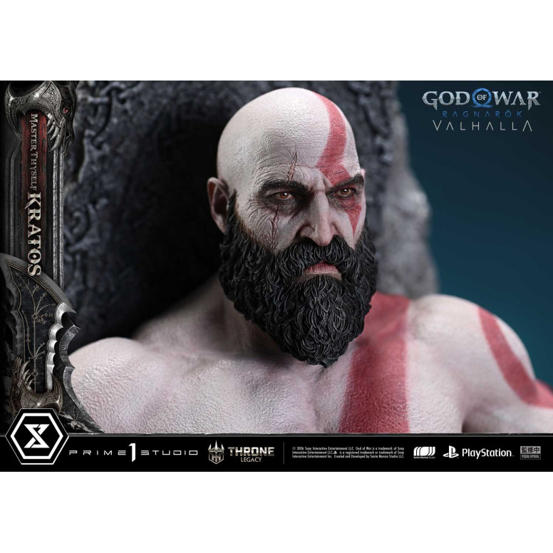 Prime 1 Studio - God of War ragnarok Valhalla - MASTER THYSELF KRATOS Versione Bonus - Throne Legacy 1/3