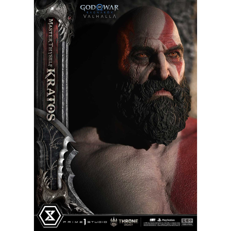Prime 1 Studio - God of War ragnarok Valhalla - MASTER THYSELF KRATOS Versione Bonus - Throne Legacy 1/3