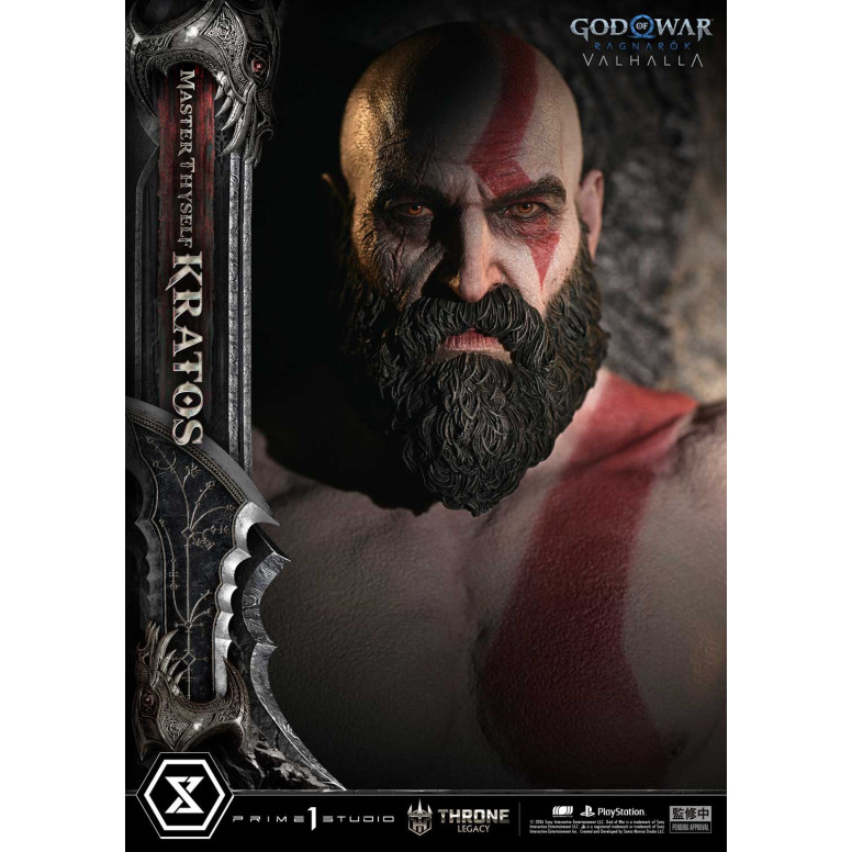 Prime 1 Studio - God of War ragnarok Valhalla - MASTER THYSELF KRATOS Versione Bonus - Throne Legacy 1/3