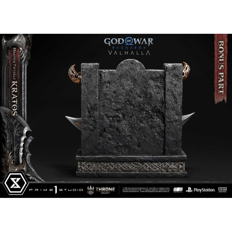 Prime 1 Studio - God of War ragnarok Valhalla - MASTER THYSELF KRATOS Versione Bonus - Throne Legacy 1/3