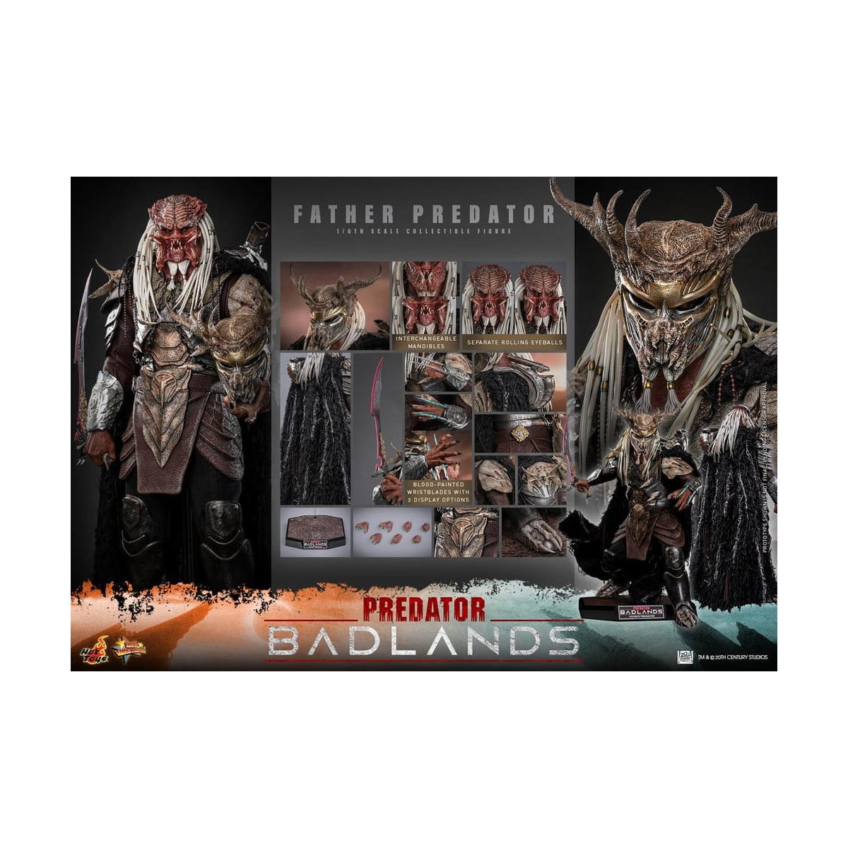 Hot Toys - Predator: Badlands - Padre Predator Njohrr 1/6