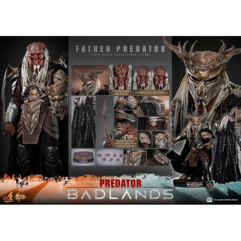 Hot Toys - Predator: Badlands - Padre Predator Njohrr 1/6