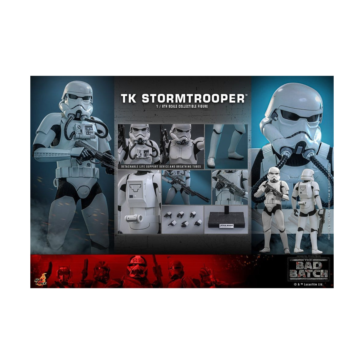 Hot Toys Star Wars - TK STORMTROOPER - Il lotto cattivo 1/6 TMS131