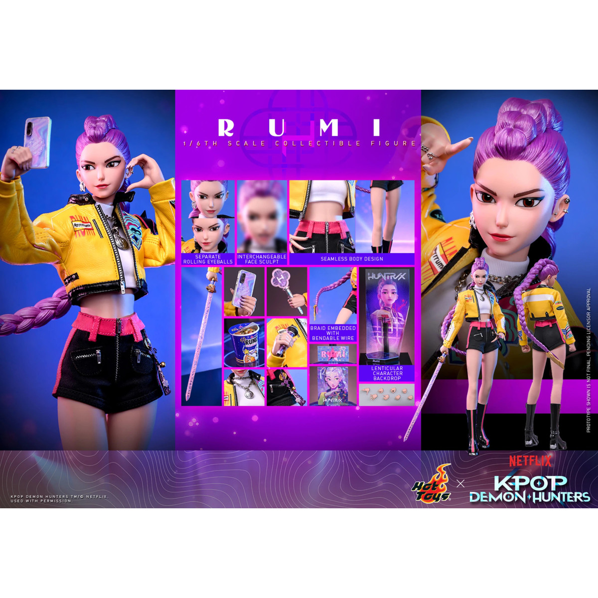 Hot Toys Cacciatori di demoni KPop - RUMI 1/6