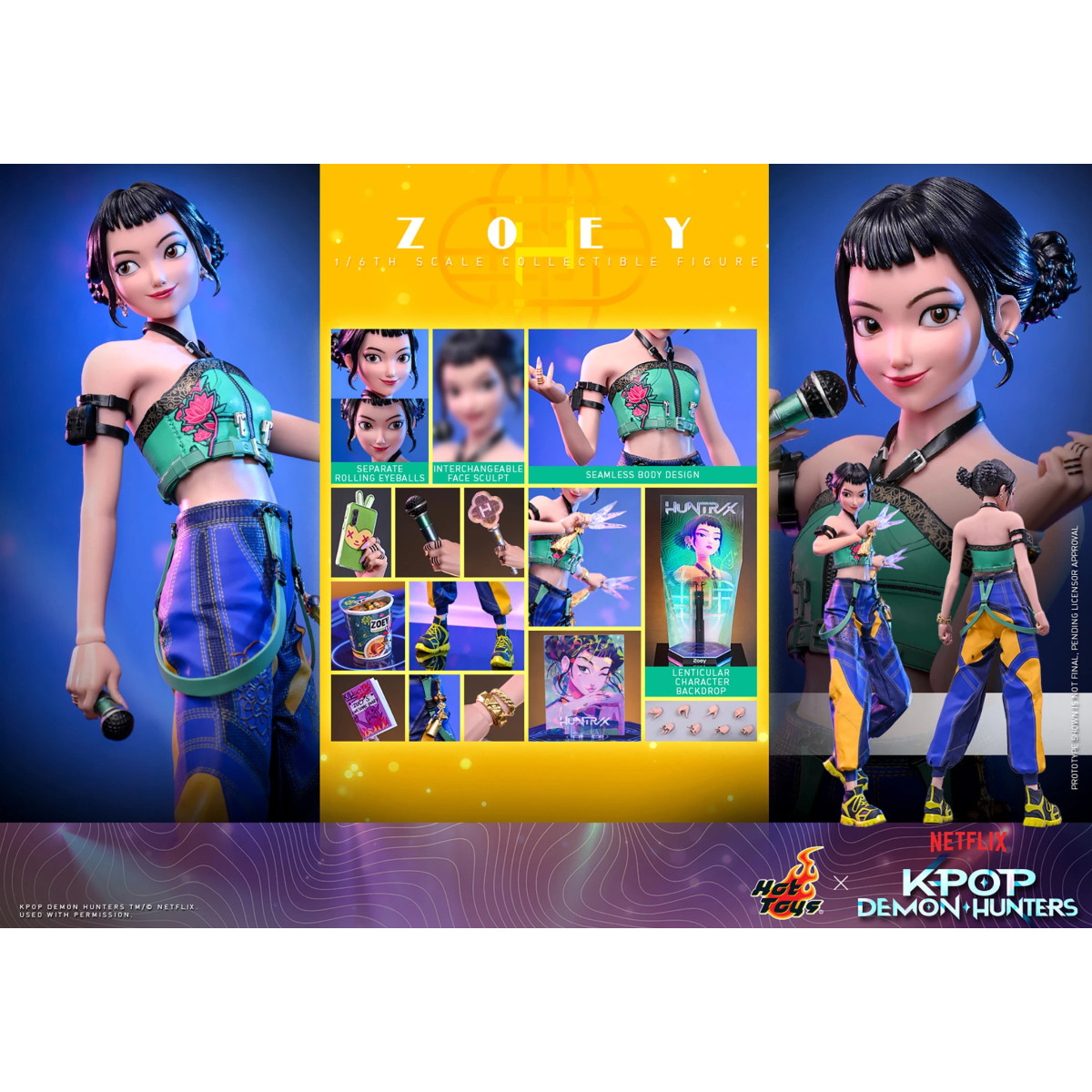 Hot Toys Cacciatori di Demoni KPop - ZOEY 1/6
