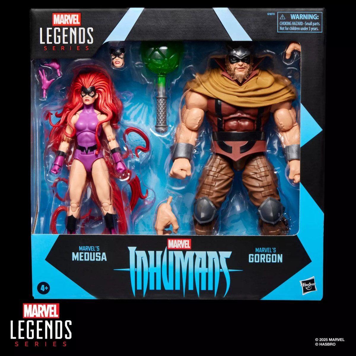 Hasbro Marvel Legends Serie Inhumans - Medusa e Gorgone