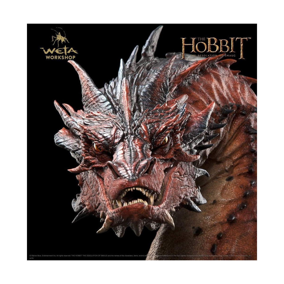 Weta Officina - Busto di Smaug - Lo Hobbit: la desolazione di Smaug (riedizione)