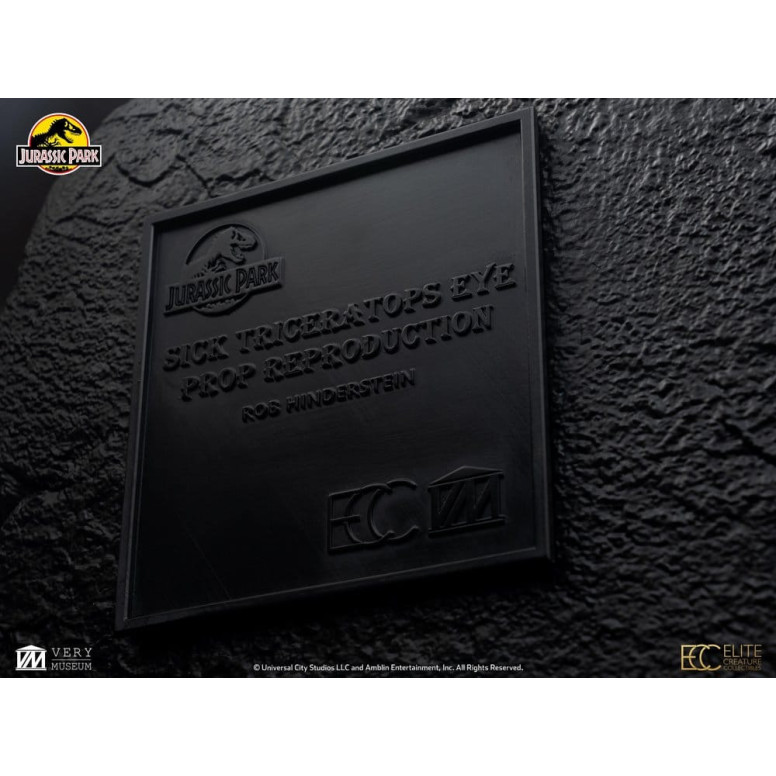 Toynami ECC Elite Creature Collectibles - Puntello per occhio di triceratopo (riproduzione) - Jurassic Park