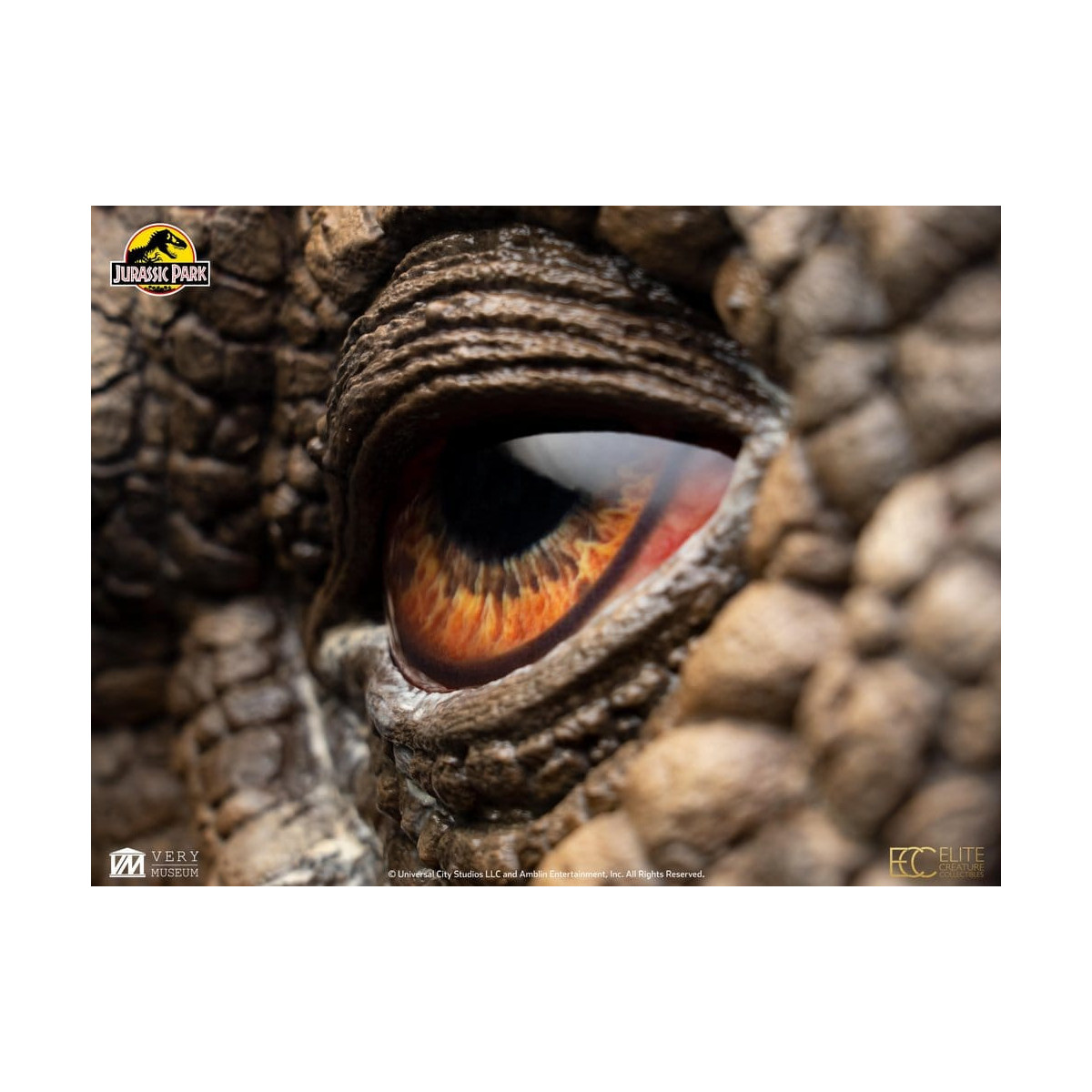 Toynami ECC Elite Creature Collectibles - Puntello per occhio di triceratopo (riproduzione) - Jurassic Park