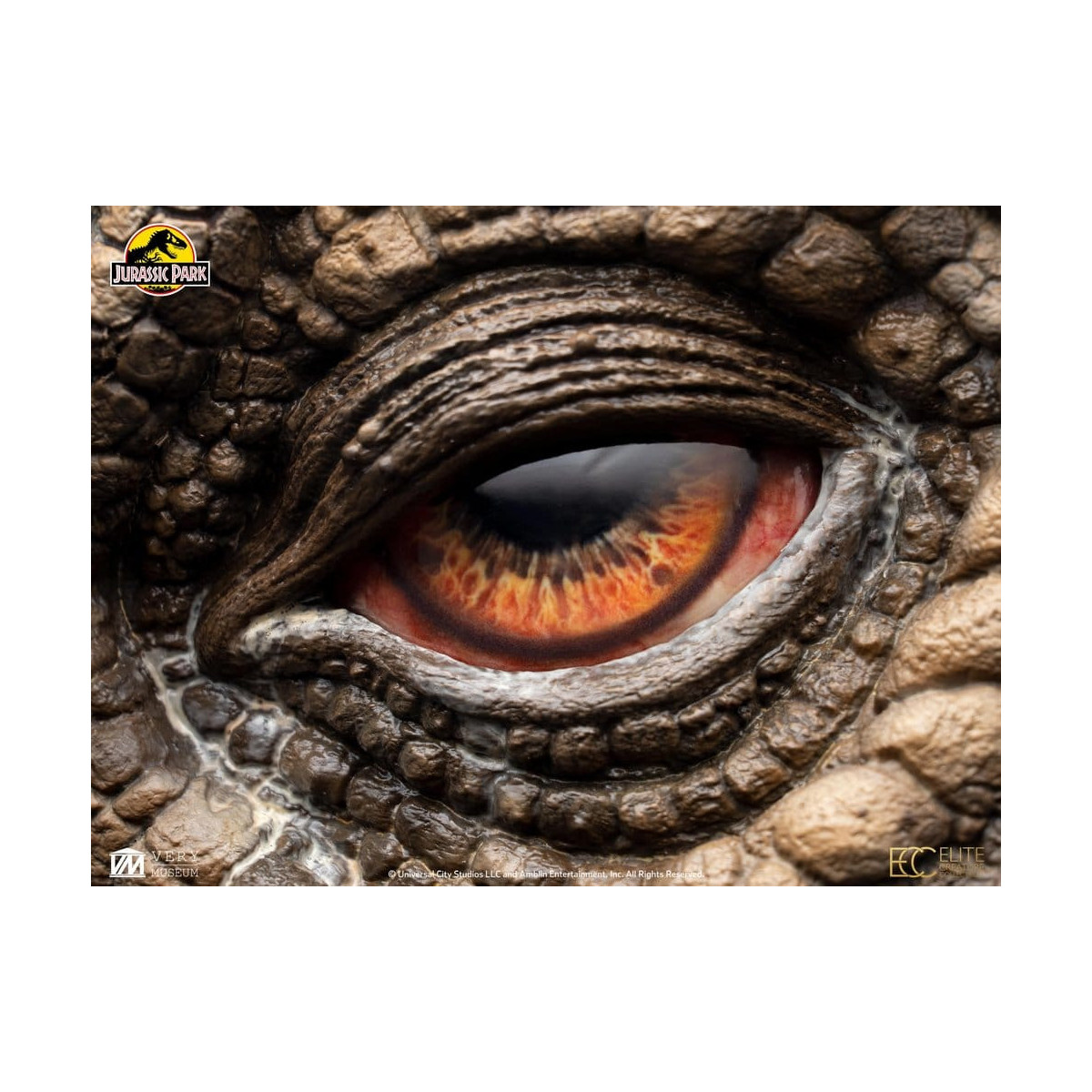 Toynami ECC Elite Creature Collectibles - Puntello per occhio di triceratopo (riproduzione) - Jurassic Park