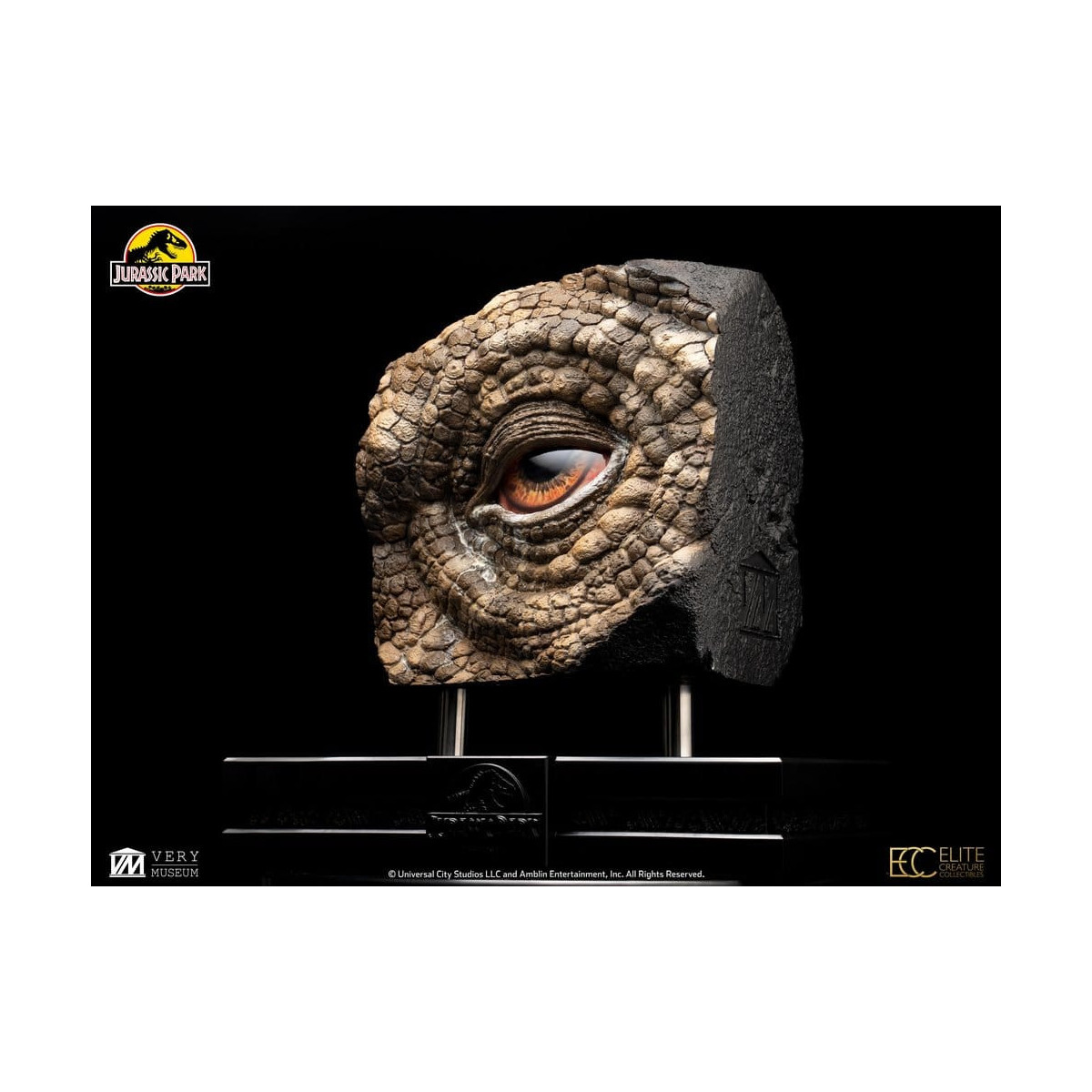 Toynami ECC Elite Creature Collectibles - Puntello per occhio di triceratopo (riproduzione) - Jurassic Park