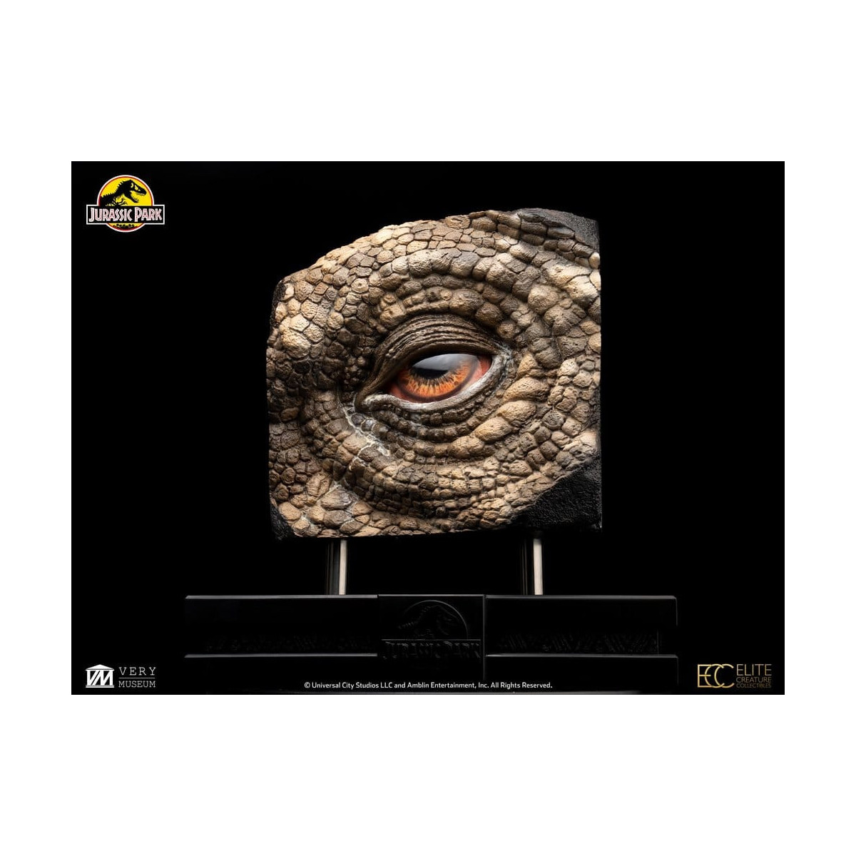 Toynami ECC Elite Creature Collectibles - Puntello per occhio di triceratopo (riproduzione) - Jurassic Park