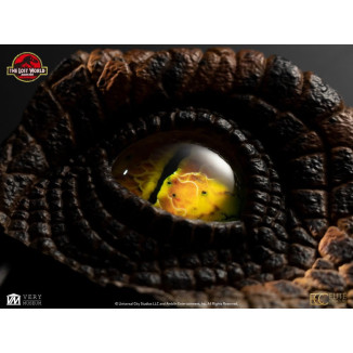 Toynami ECC Elite Creature Collectibles - Puntello per occhio di Velociraptor maschio - Il mondo perduto: Jurassic Park