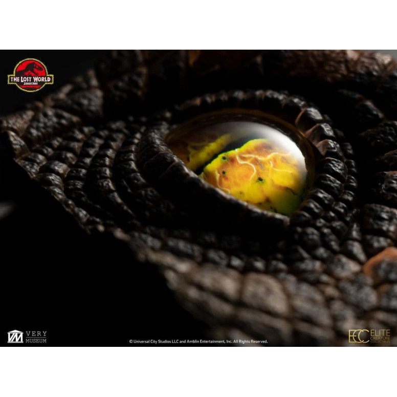 Toynami ECC Elite Creature Collectibles - Puntello per occhio di Velociraptor maschio - Il mondo perduto: Jurassic Park