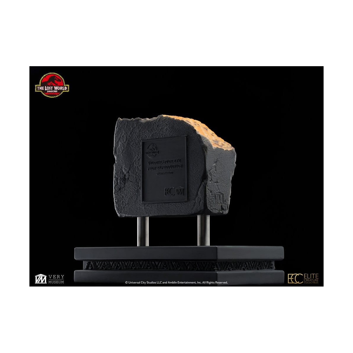 Toynami ECC Elite Creature Collectibles - Puntello per occhio di Velociraptor maschio - Il mondo perduto: Jurassic Park