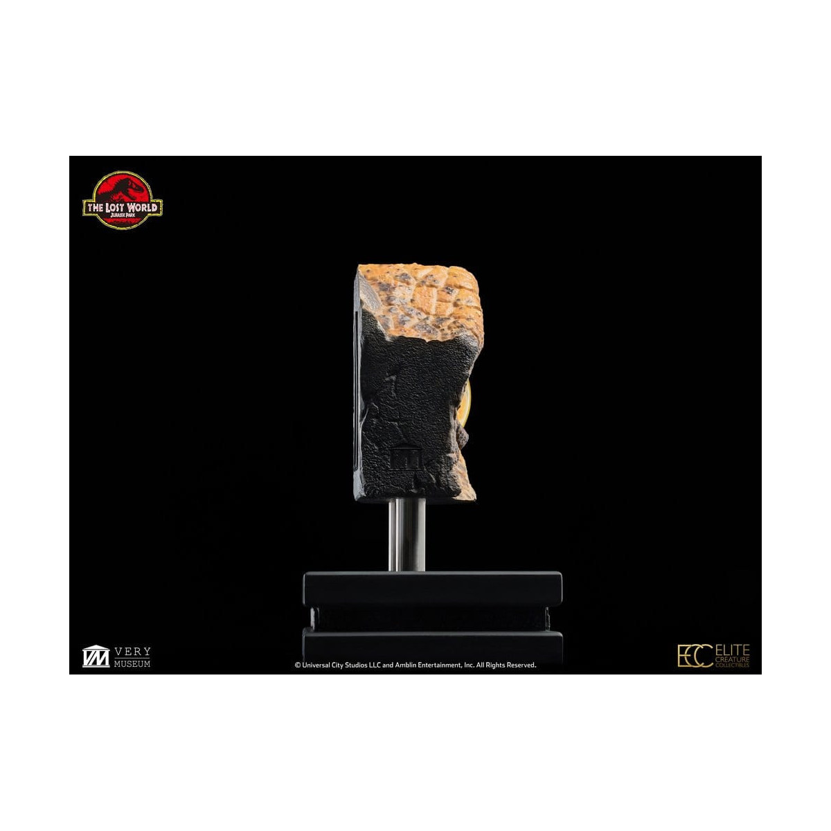 Toynami ECC Elite Creature Collectibles - Puntello per occhio di Velociraptor maschio - Il mondo perduto: Jurassic Park