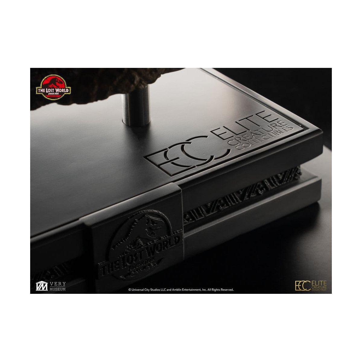 Toynami ECC Elite Creature Collectibles - Puntello per occhio di Velociraptor maschio - Il mondo perduto: Jurassic Park