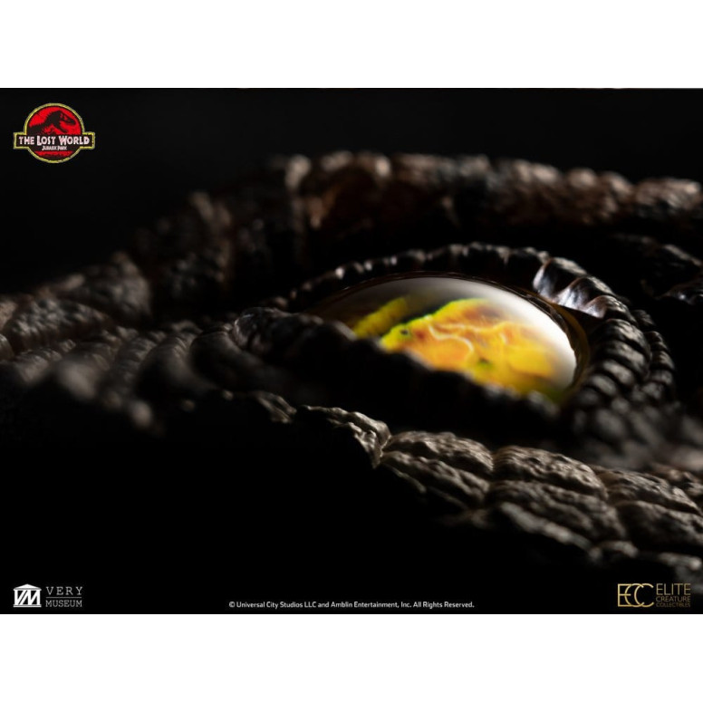 Toynami ECC Elite Creature Collectibles - Puntello per occhio di Velociraptor maschio - Il mondo perduto: Jurassic Park