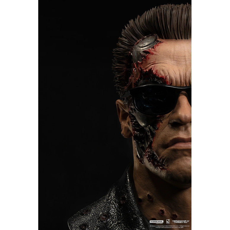 Pure Arts Terminator 2 T-800 Modello 101 Danneggiato in battaglia Arte The Mask