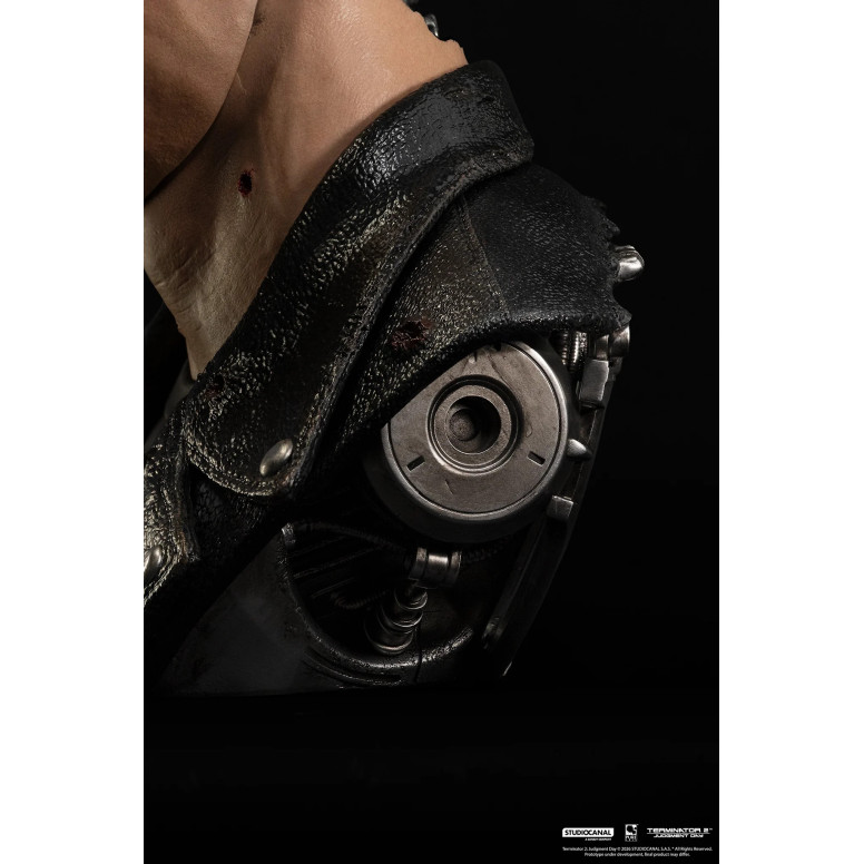 Pure Arts Terminator 2 T-800 Modello 101 Danneggiato in battaglia Arte The Mask