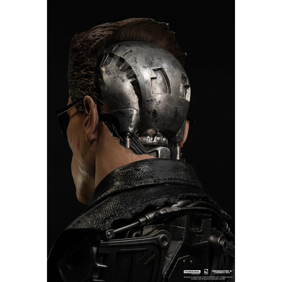Pure Arts Terminator 2 T-800 Modello 101 Danneggiato in battaglia Arte The Mask