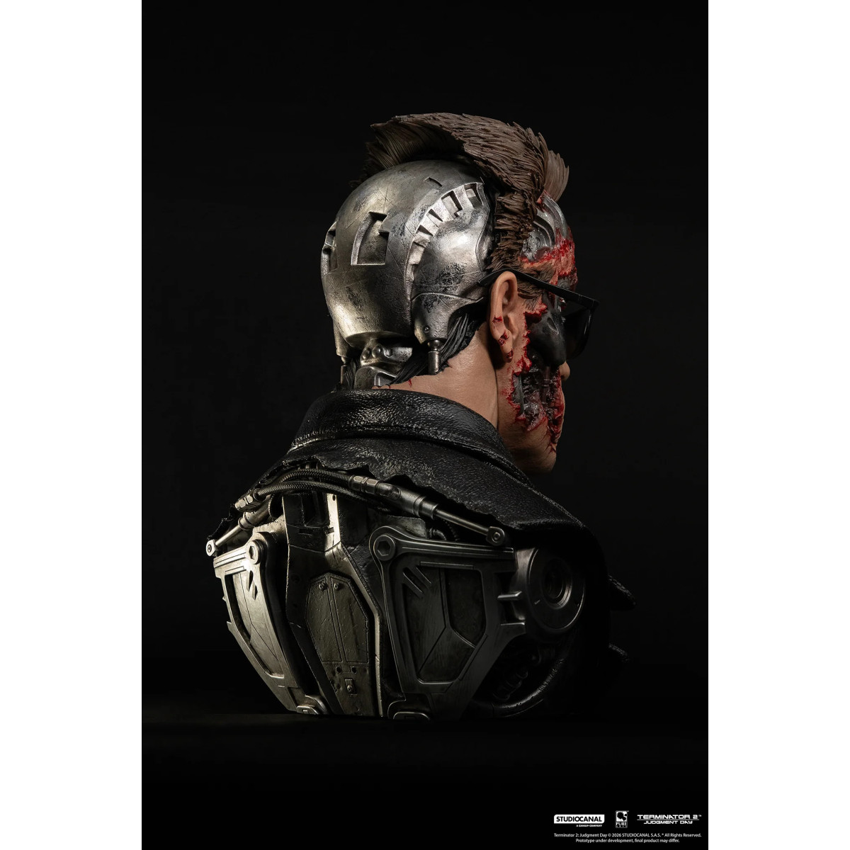 Pure Arts Terminator 2 T-800 Modello 101 Danneggiato in battaglia Arte The Mask