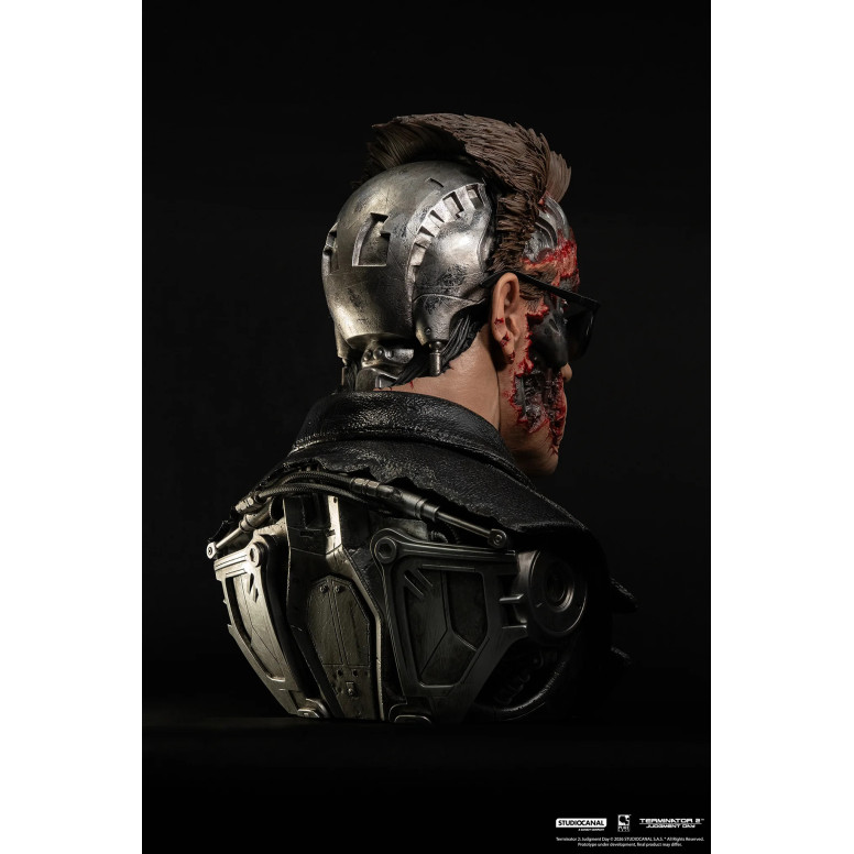 Pure Arts Terminator 2 T-800 Modello 101 Danneggiato in battaglia Arte The Mask