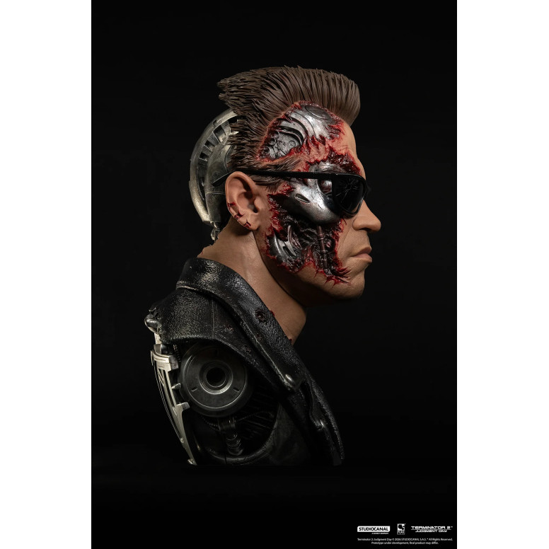 Pure Arts Terminator 2 T-800 Modello 101 Danneggiato in battaglia Arte The Mask