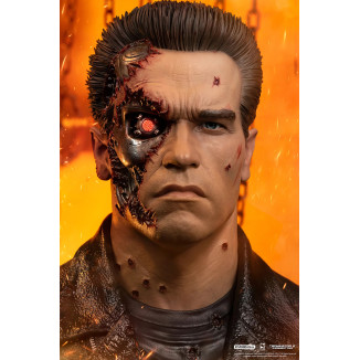 Pure Arts Terminator 2 T-800 Modello 101 Danneggiato in battaglia Arte The Mask